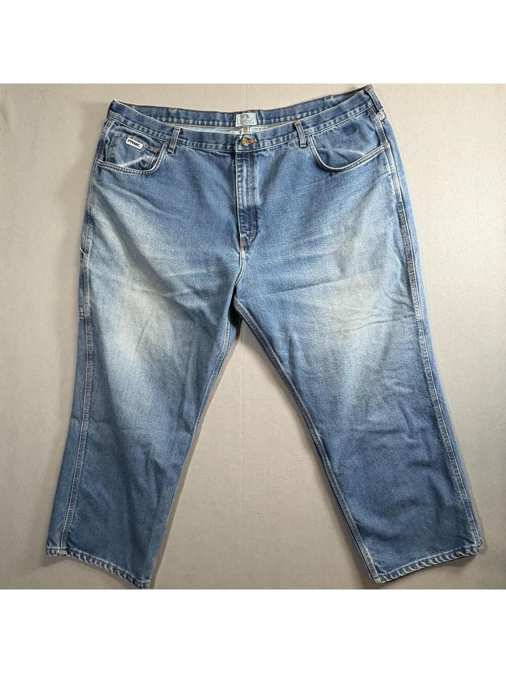 Tyndale FR Carpenter Workwear Jeans 30x30 Fits Like 44x27 Light Wash USA